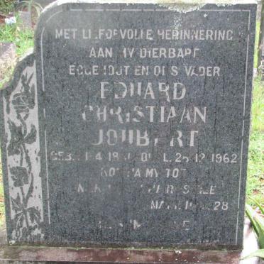 JOUBERT Eduard Christiaan 18??-1962