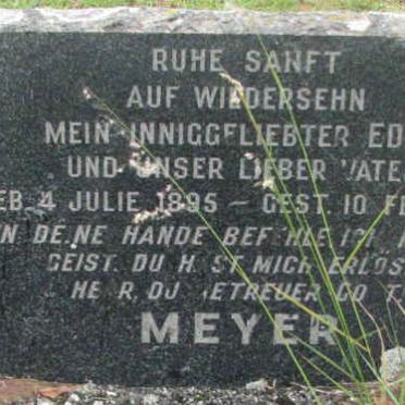 MEYER Eddy 1895-1945