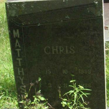 MATTHYSEN Chris 1959-1996