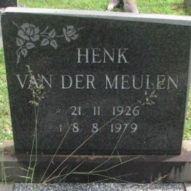 MEULEN Henk, van der 1926-1979 &amp; Hannah 1930-1988