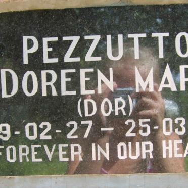 PEZZUTTO Doreen Mary 1927-2009