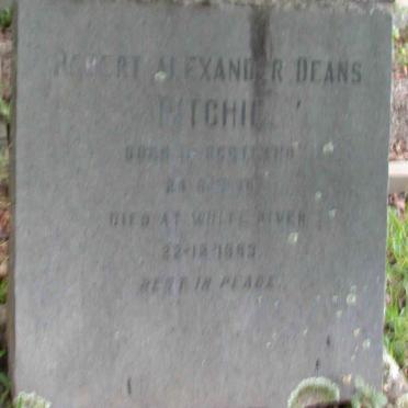 RITCHIE Robert Alexander Deans ?-1963