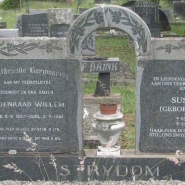 STRYDOM Coenraad Willem 1887-1961 &amp; Susanna STRÖH 1901-1972