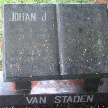 STADEN Johan J., van 1949-1989
