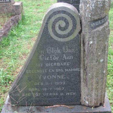 STRYDOM Yvonne 1933-1967