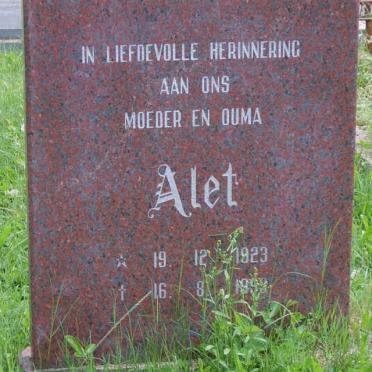 SMITH Alet 1923-1999