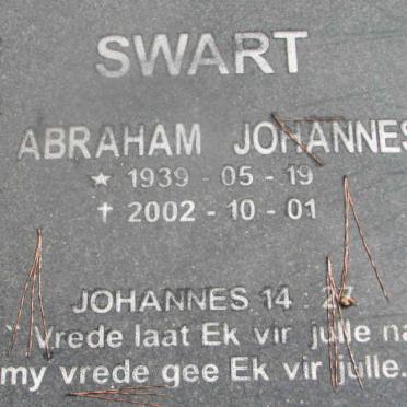 SWART Abraham Johannes 1939-2002
