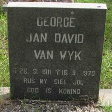 WYK George Jan David, van 1911-1979