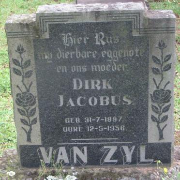ZYL Dirk Jacobus, van 1897-1956