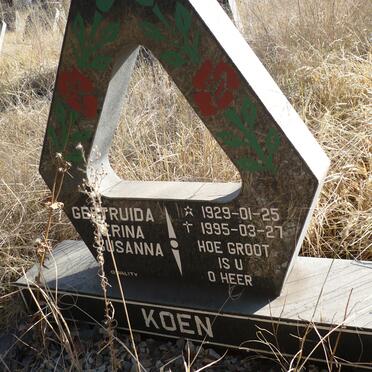 KOEN Gertruida Serina Susanna 1925-1927