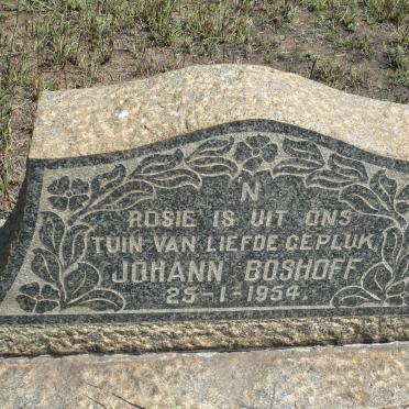 BOSHOFF Johann 1954-1954