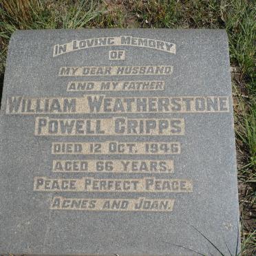 CRIPPS William Weatherstone Powell  -1946