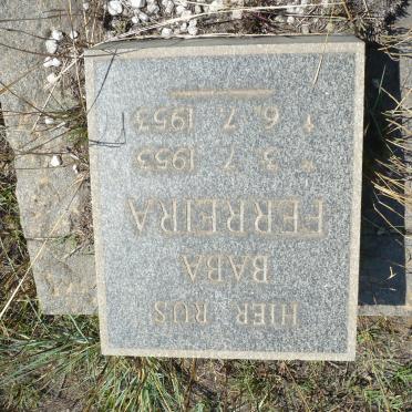 FERREIRA Baby 1953-1953