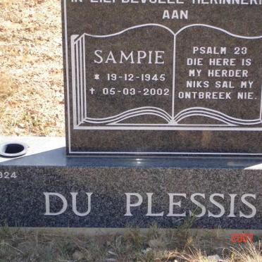 PLESSIS Sampie, du 1945-2002