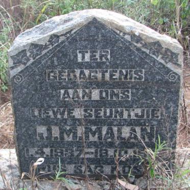 MALAN J.M. 1937-1949