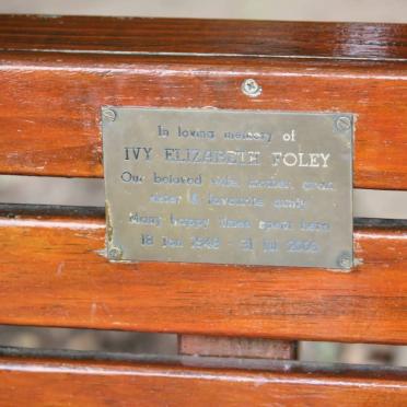 FOLEY Ivy Elizabeth 1948-2006