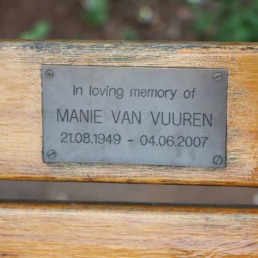 VUUREN Manie, van 1949-2007