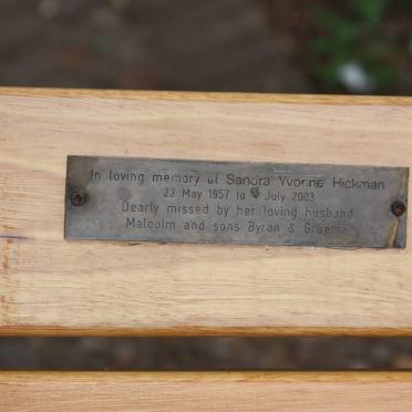 HICKMAN Sandra Yvonne 1957-2003