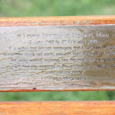 HORN Louis C. 1949-2010