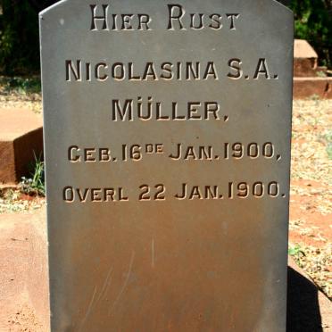 MULLER Nicolasina S.A. 1900-1900