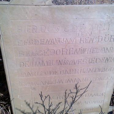 Mpumalanga, WITBANK district,  Ogies, Unknown farm, single grave