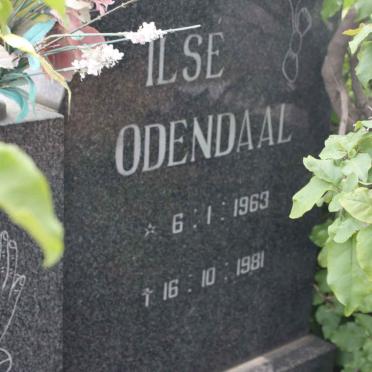 ODENDAAL Ilse 1963-1981