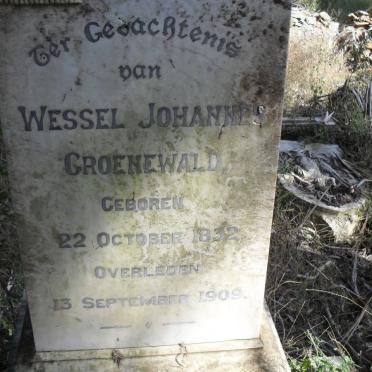 GROENEWALD Wessel Johannes 1832-1909