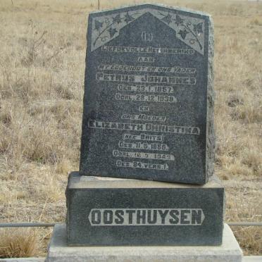 Mpumalanga, AMERSFOORT district, Schulpspruit 60 HS_1, Winkelhaak, Oosthuizen family cemetery
