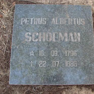 SCHOEMAN Petrus Albertus 1796-1886