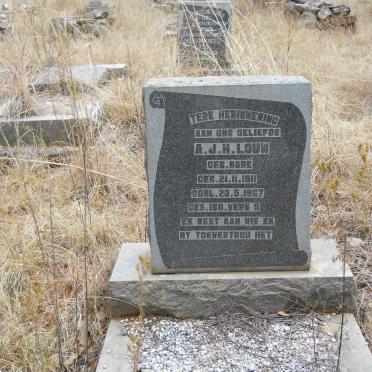 LOUW A.J.H nee MARÉ 1911-1967