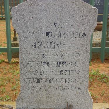 KRUGER Daniel Frederik 1909-1922