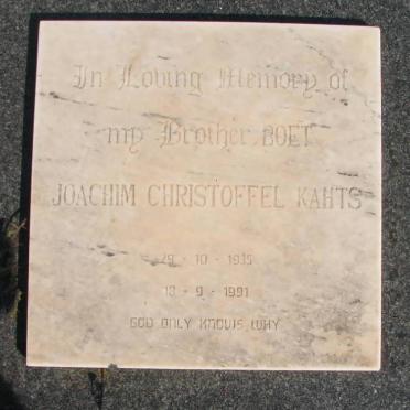 KATHS Joachim Christoffel 1935-1991