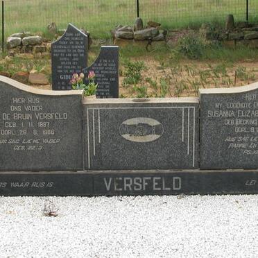 VERSFELD Jan de Bruin 1887-1968 &amp; Susanna Elizabeth BECKING 1882-1957