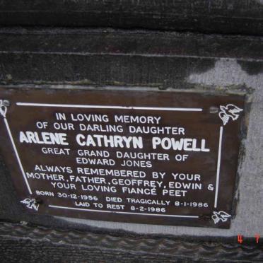 POWELL Arlene Cathryn 1956-1986