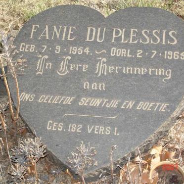 PLESSIS Fanie, du 1954-1965