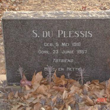 PLESSIS S., du 1916-1957