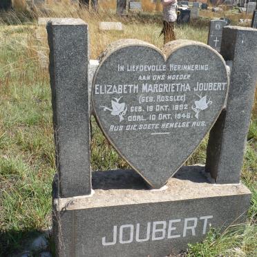 JOUBERT Elizabeth Margrietha nee ROSSLEE 1892-1946