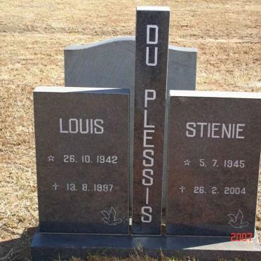 PLESSIS Louis, du 1942-1997 &amp; Stienie 1945-2004