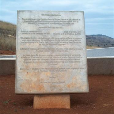 MACHEL Samora Moises 1933-1986