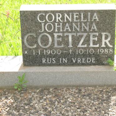 COETZER Cornelia Johanna 1900-1988