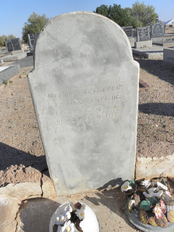 AGGENBACHT E.G.J. 1866-1959