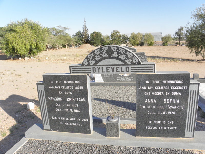 BYLEVELD Hendrik Christiaan 1892-1982 &amp; Anna Sophia ZWARTS 1899-1979