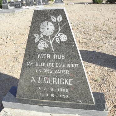 GERICKE A.J. 1873-1956