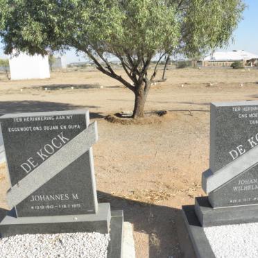 KOCK Johannes M., de 1913-1975 &amp; Johanna Wilhelmina 1917-2001