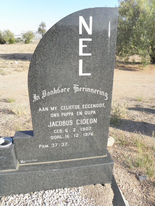 NEL Jacobus Gideon 1907-1976