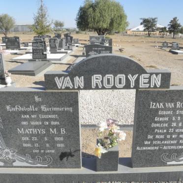 ROOYEN Mathys M.B., van 1908-1981 &amp; Izak STEYN 1915-1983