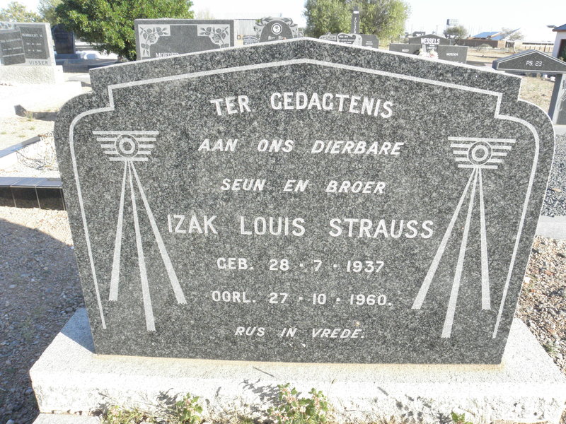 STRAUSS Izak Louis 1937-1960