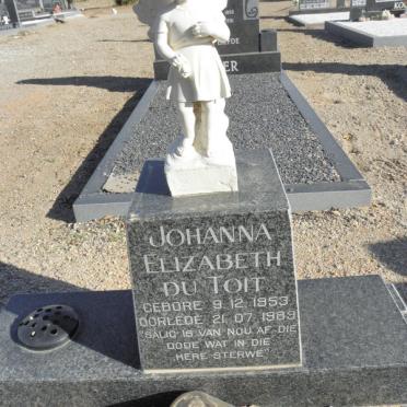 TOIT Johanna Elizabeth, du 1953-1989