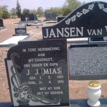 VUUREN J.J., Jansen van 1910-1991 &amp; M.M. 1918-
