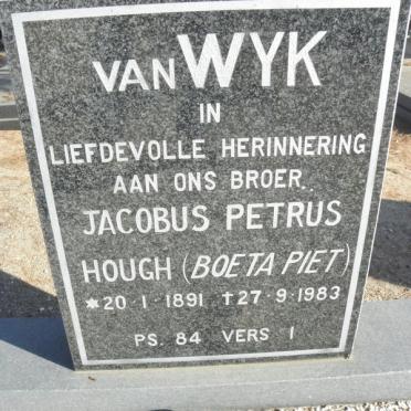 WYK Jacobus Petrus Hough, van 1891-1983